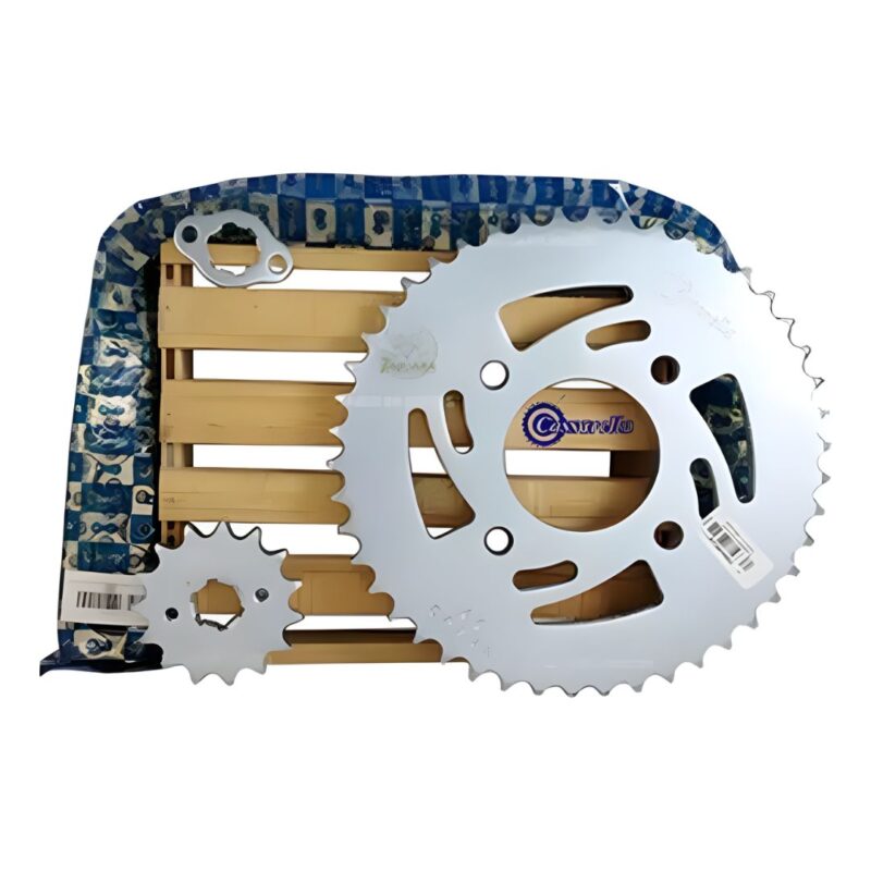 KIT CAJA CADENA  PULSAR 180 4H PT43C-PD14C-428-132 DORADA CASSARELLA
